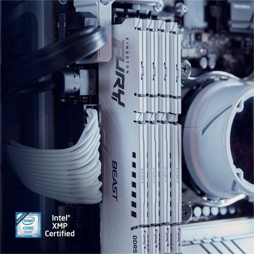 16 Go 6800 MT/S DDR5 CL34 DIMM FURY BEAST BLANC XMP