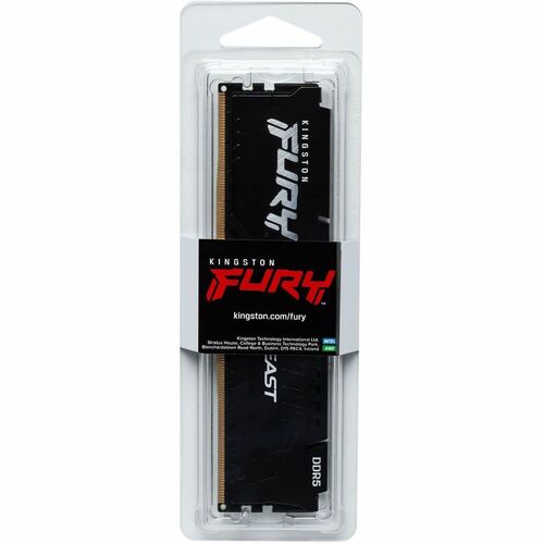 Kingston 8GB (1x8GB) DDR5 6000MT/s CL30 FURY Beast Black XMP - 8 GB (1