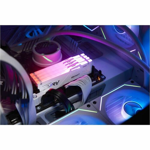 16GB 6800MT/S DDR5 CL34 DIMM FURY BEAST WHITE RGB EXPO