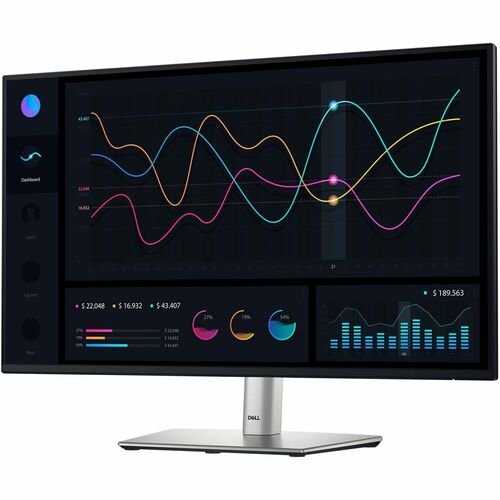 Monitor LED Dell P2725H de 27" Full HD - 16:9 - Negro, Plateado