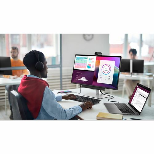 Monitor LED Dell P2725H de 27" Full HD - 16:9 - Negro, Plateado