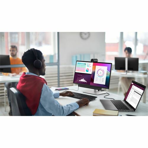 Monitor LED Dell P2225H de 22" Full HD - 16:9 - Negro, Plateado