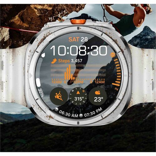 Samsung Galaxy Watch Ultra (LTE, 47mm) - 100 Hour - Titanium White - T