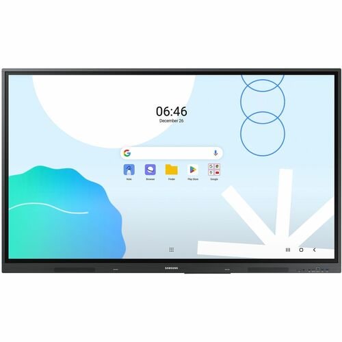 75IN ANDROID (13) OS INTERATIVE WHITE BOARD WITH BUILT-IN SPEAKER