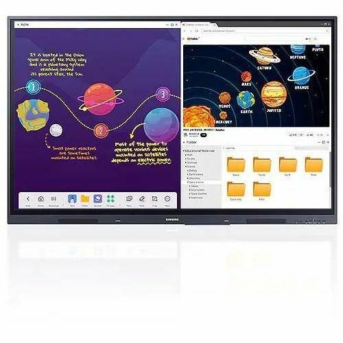 75IN ANDROID (13) OS INTERATIVE WHITE BOARD WITH BUILT-IN SPEAKER