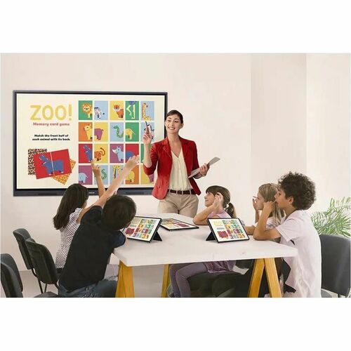 75IN ANDROID (13) OS INTERATIVE WHITE BOARD WITH BUILT-IN SPEAKER