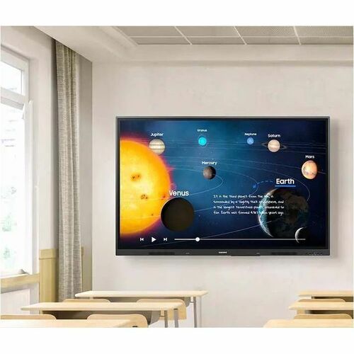 75IN ANDROID (13) OS INTERATIVE WHITE BOARD WITH BUILT-IN SPEAKER