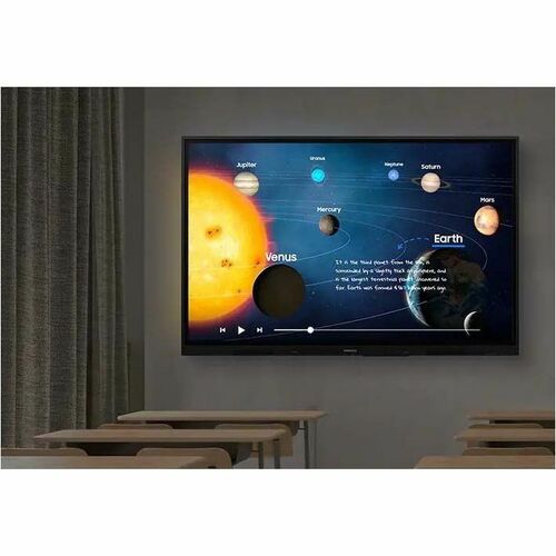 75IN ANDROID (13) OS INTERATIVE WHITE BOARD WITH BUILT-IN SPEAKER