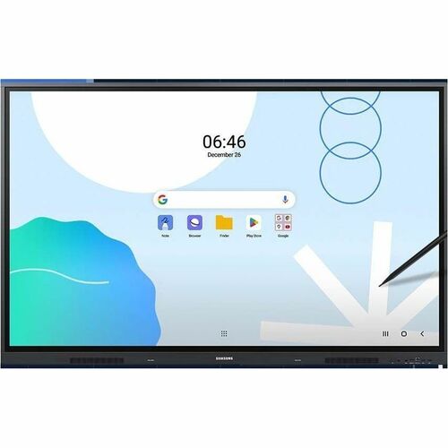 75IN ANDROID (13) OS INTERATIVE WHITE BOARD WITH BUILT-IN SPEAKER