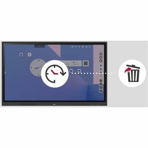 Écran collaboratif LG CreateBoard 86TR3DK-B - Écran LCD 86 pouces Cortex A55