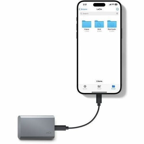 LACIE 2.5 BASE SED EXTERNA DE 2 TBSSD USB 3.1 TIPO C MULTI 4