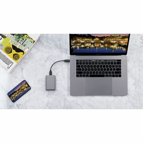 LACIE 2.5 EXTERNAL 500GB SSD USB 3.1 TYPE C SED BASE MULTI 4