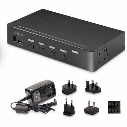 Commutateur KVM DP 4 ports 4K 60 Hz DisplayPort conforme TAA