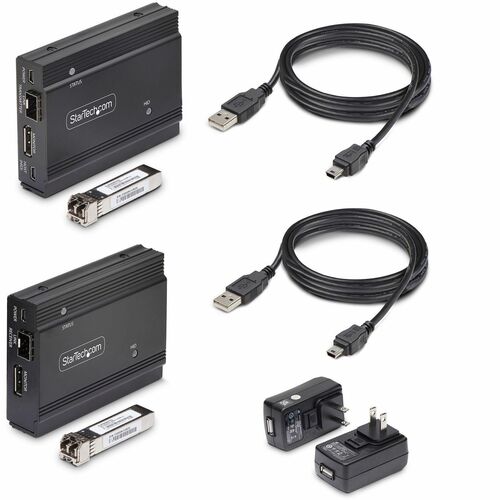 DISPLAYPORT KVM EXTENDER KIT - VIDEO/USB CONSOLE EXTENDER 4K 60HZ