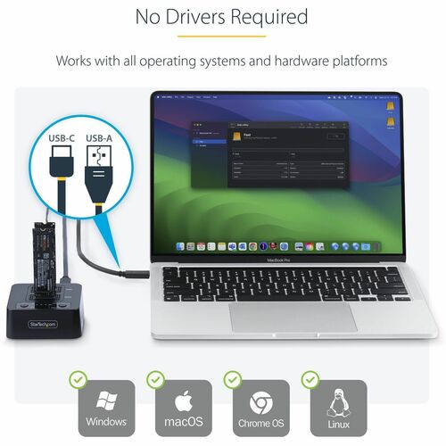 1:1 M.2 NVME DUPLICATOR M.2 SSD CLONER AND DRIVE DOCK