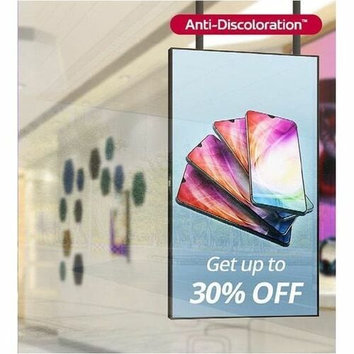 LG 49'' FHD High Bright Window Facing Display with Anti-Discoloration Technology