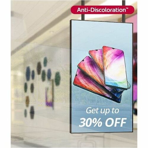 LG 49'' FHD High Bright Window Facing Display with Anti-Discoloration Technology
