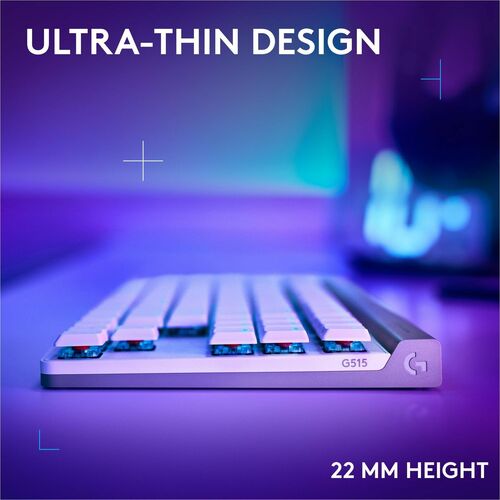 Clavier gaming Logitech G515 Lightspeed TKL - Connectivité filaire/sans fil - Bluetooth