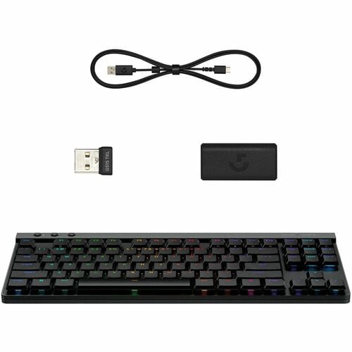 Teclado para juegos Logitech G515 Lightspeed TKL - Conectividad con cable/inalámbrica - Bluetooth