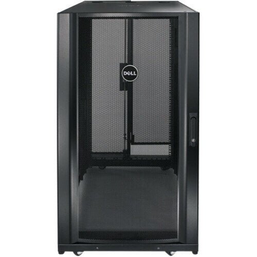 Gabinete Dell NetShelter SX 24U de 600 mm x 1070 mm de profundidad con laterales, color negro