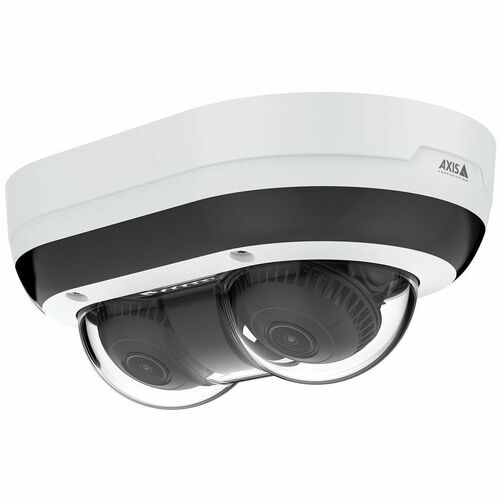 AXIS P4708-PLVE 8 Megapixel Outdoor 4K Network Camera - Color - Dome - Black -