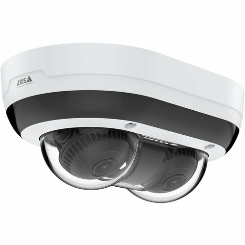 AXIS P4708-PLVE 8 Megapixel Outdoor 4K Network Camera - Color - Dome - Black -