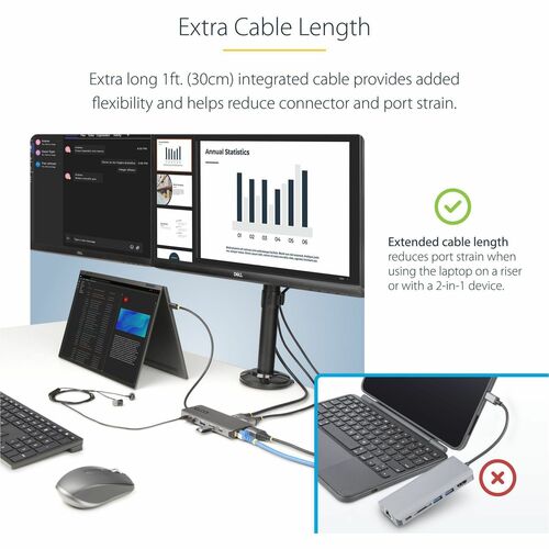 StarTech.com USB-C Triple