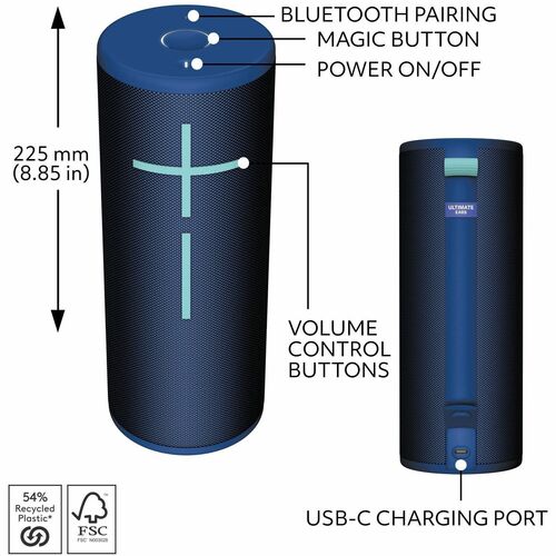Ultimate Ears MEGABOOM 4 Portable Bluetooth Speake