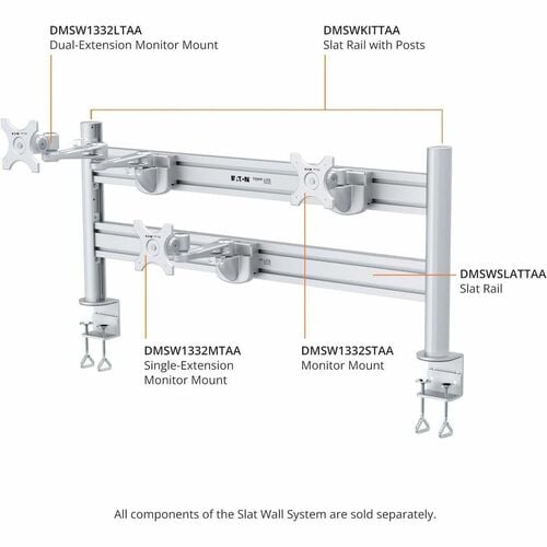 Tripp Lite series DMSWKITTAA Clamp Mount for Monit