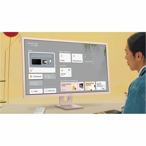 LG MyView 32SR50F-P 32\" Class Full HD Smart LCD Monitor - 16:9