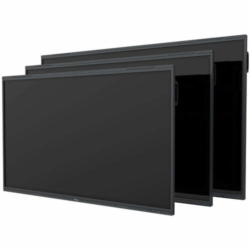 Écran plat interactif 4K UHD 75 pouces. Tableau blanc collaboratif.