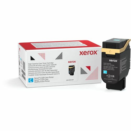 Cartouche de toner laser Xerox d'origine - Pack cyan