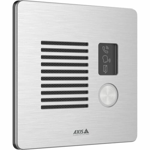 Intercomunicador de red AXIS I7010-VE: montaje en caja para instalaciones seguras en interiores y exteriores
