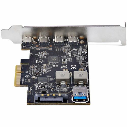 StarTech.com 5-Port USB PCIe Card, USB 3.2 10Gbps, PCI Express Card with 4x USB