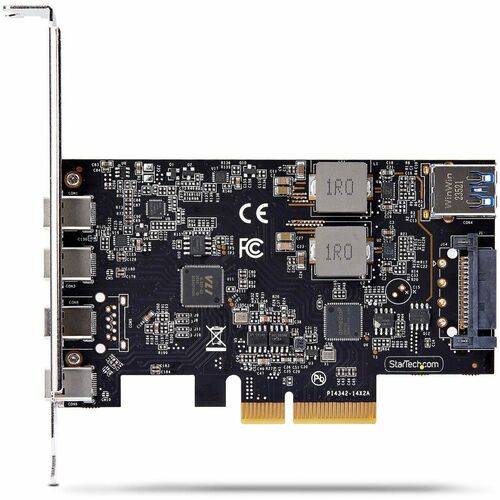 StarTech.com 5-Port USB PCIe Card, USB 3.2 10Gbps, PCI Express Card with 4x USB
