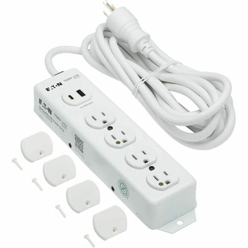 Regleta de enchufes USB Safe-IT PS-415-HG de Tripp Lite - NEMA 5-15P-HG - 4