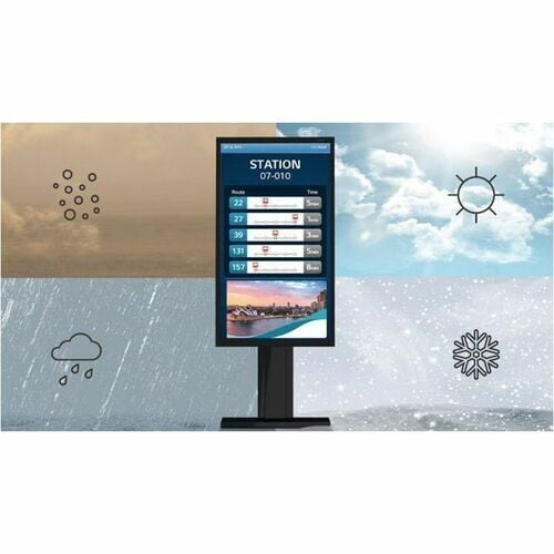 Écran d'extérieur LG 49XE3P-B 49'' FHD IP avec technologie anti-décoloration