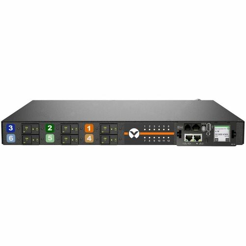PDU Vertiv Geist rPDU MNR5M1R6-12CF13-3PS56B0H10-S de 12 tomas - Monito