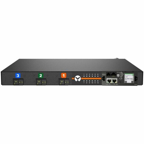 PDU Vertiv Geist rPDU MNR5M1R6-12CF18-3TL15A0H10-S de 12 tomas - Monito