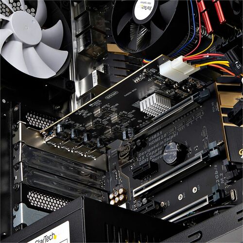 StarTech.com 4-Port USB PCIe Card, USB 3.2 5Gbps, PCI Express Expansion