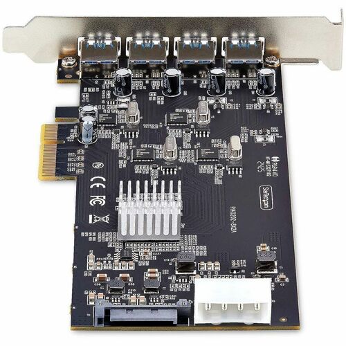 StarTech.com 4-Port USB PCIe Card, USB 3.2 5Gbps, PCI Express Expansion