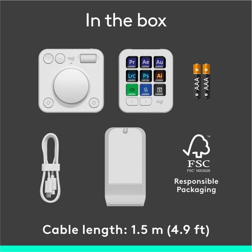 LOGITECH MX CREATIVE CONSOLE PALE GREY MULTI 4