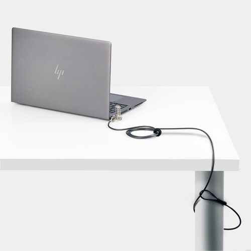StarTech.com Universal Laptop Cable Lock 6.6ft, Serialized Combo Security Cable