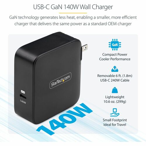 Chargeur mural USB-C StarTech.com 140 W