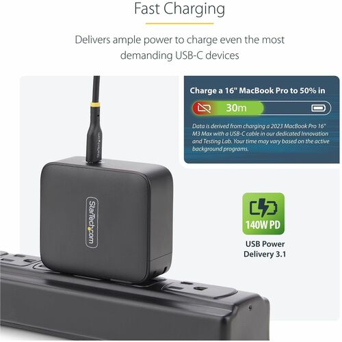 Chargeur mural USB-C StarTech.com 140 W