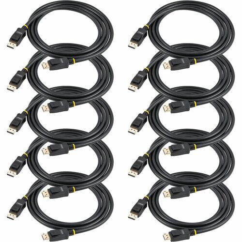 StarTech.com 10ft (3m) VESA Certified DisplayPort Cable - 10 Pack - DisplayPort 1.2 Cable