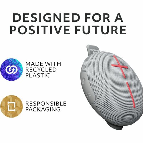 Logitech UE Mini Roll Portable Speaker System - Gr