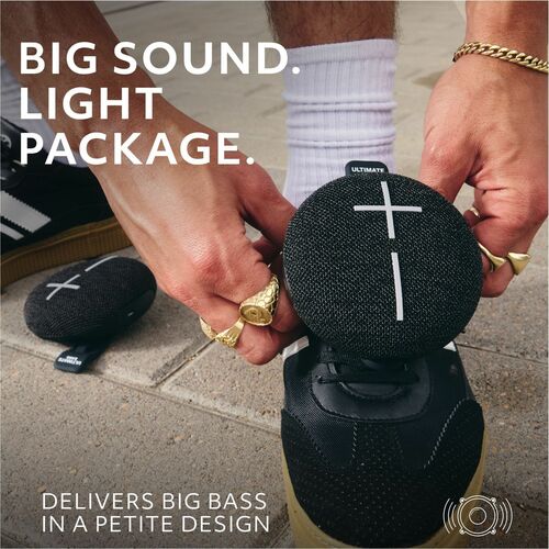 Logitech UE Mini Roll Portable Speaker System - Bl