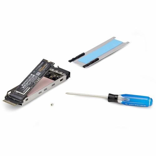 DUAL M.2 NVME SSD TO PCIE X8 - REMOVABLE MOBILE RACK/BACKPLANE