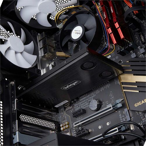DUAL M.2 NVME SSD TO PCIE X8 - REMOVABLE MOBILE RACK/BACKPLANE
